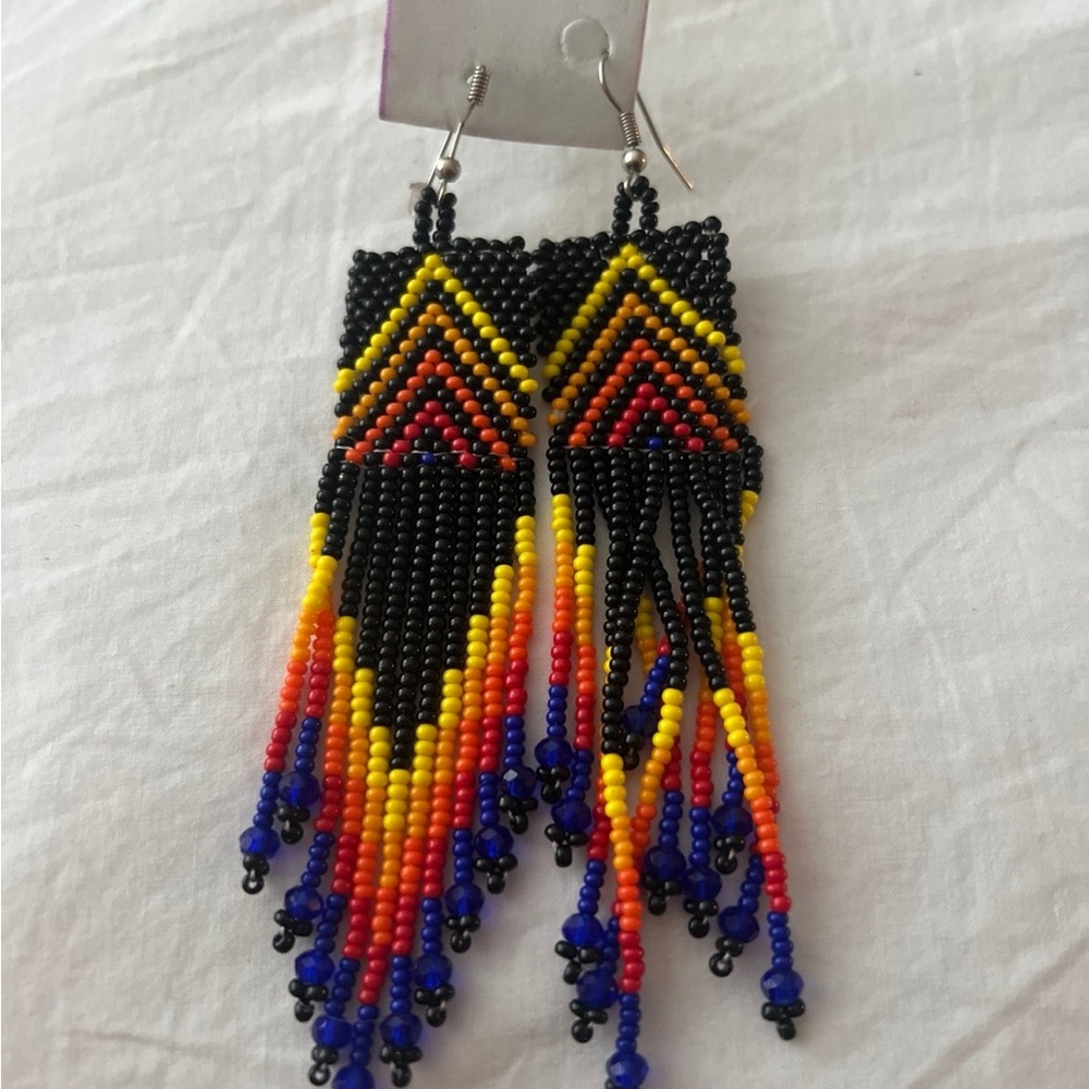 Multicolor Beaded earrings